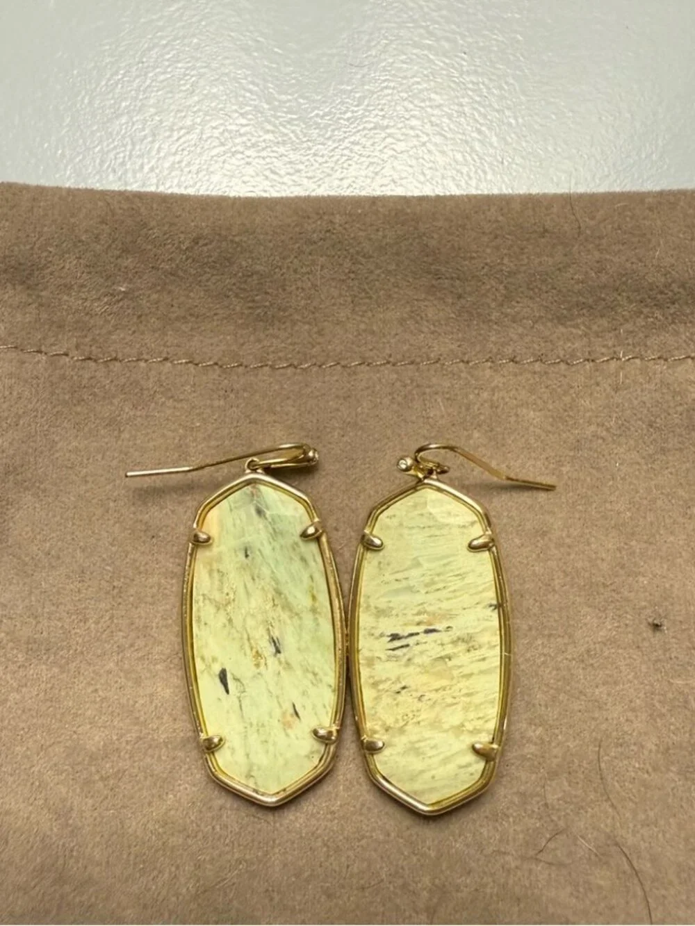 Kendra Scott Elle Gold Drop Earrings | Bronze Veined Turquoise Magnesite